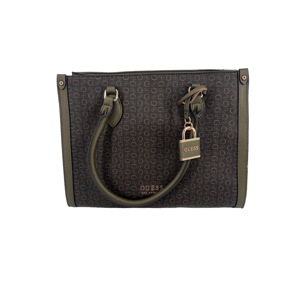 Large Guess Oak Park Women's Handbag/Shoulder Bag With Logo, Brand New